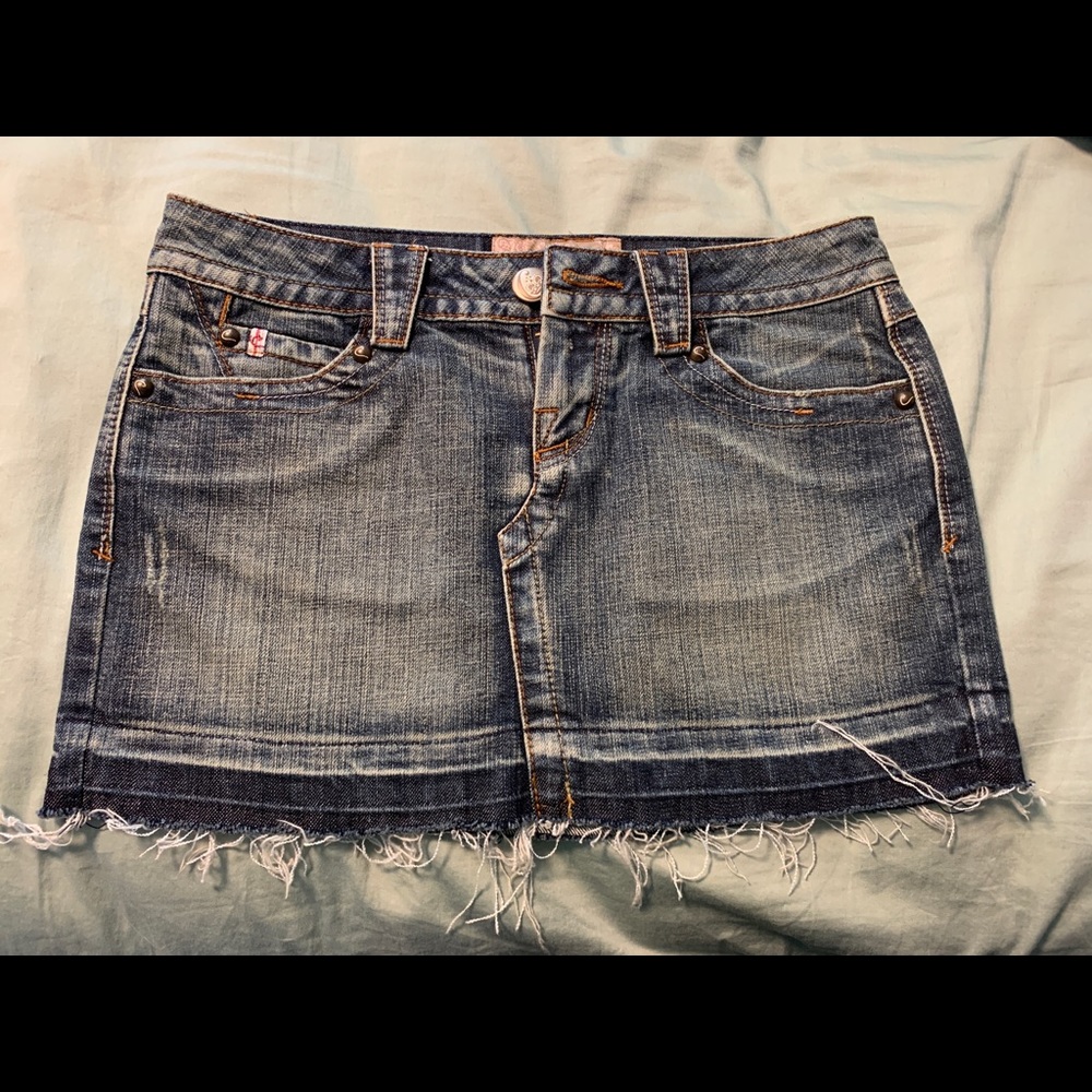 Candies Denim Mini Skirt